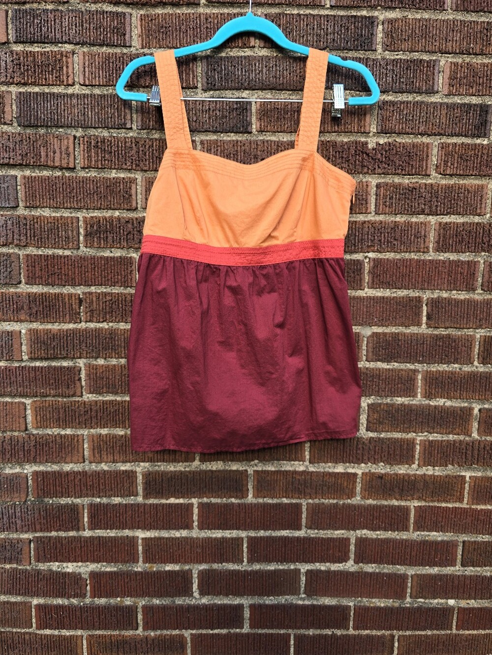 Ann Taylor Empire Waist Tank W Side Zipper, Sz 8